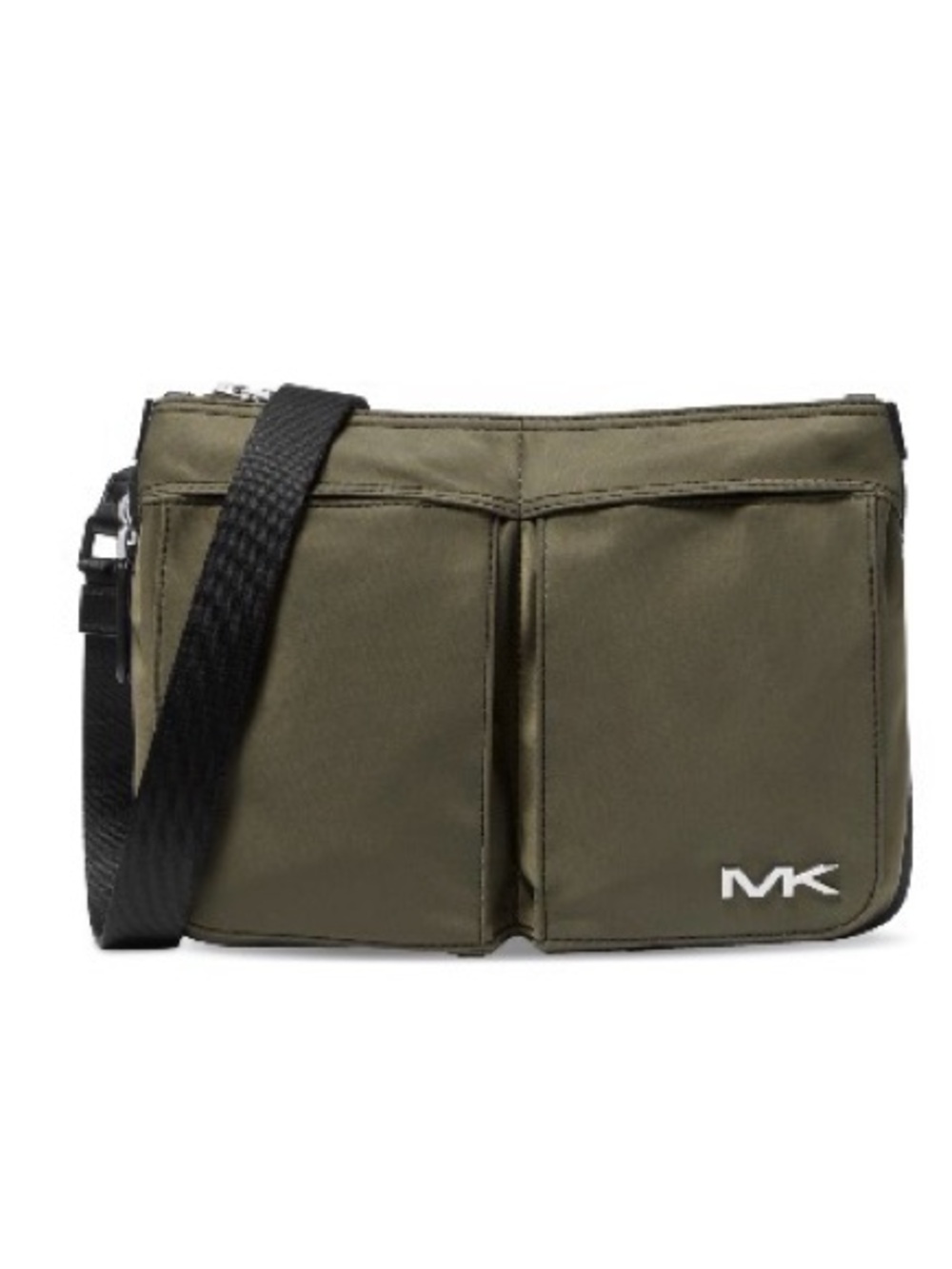 NWT Michael Kors Men’s Expandable Logo Crossbody Bag - Olive